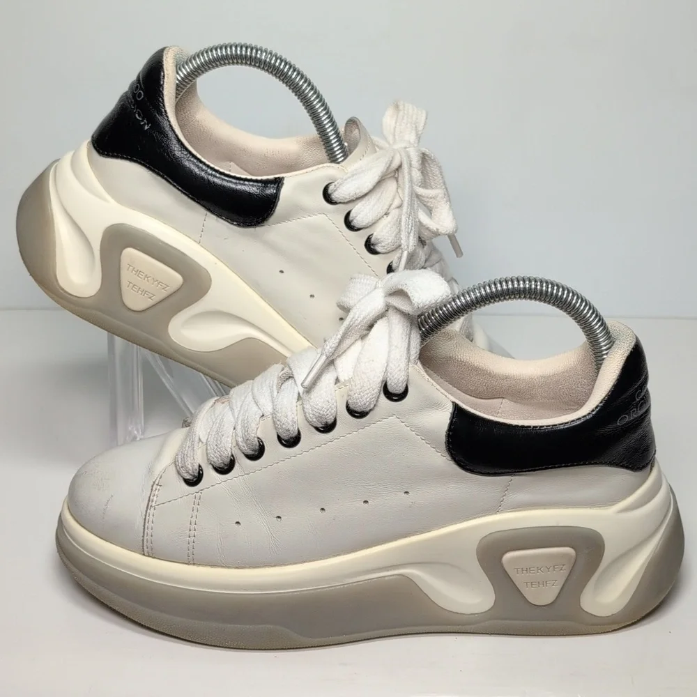 Coco Choo Original Design by EM Black And White chunky Sneakers womans size 7